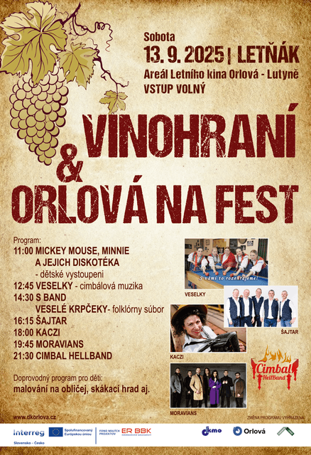 VINOHRANÍ & ORLOVÁ NA FEST